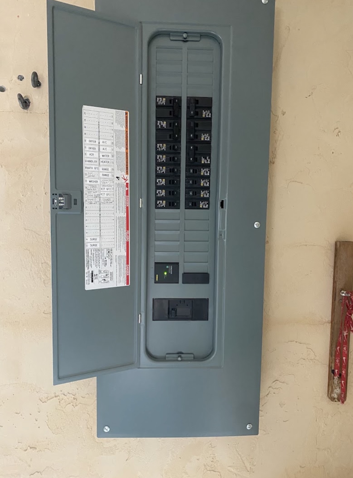 Electrical service equipment prepared for a dedicated high-load circuit